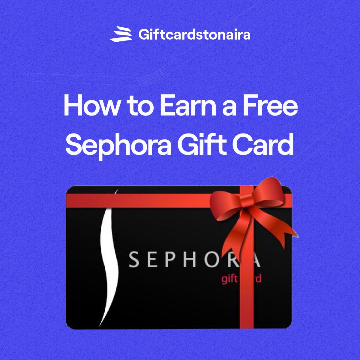 How to Earn a Free Sephora Gift Card