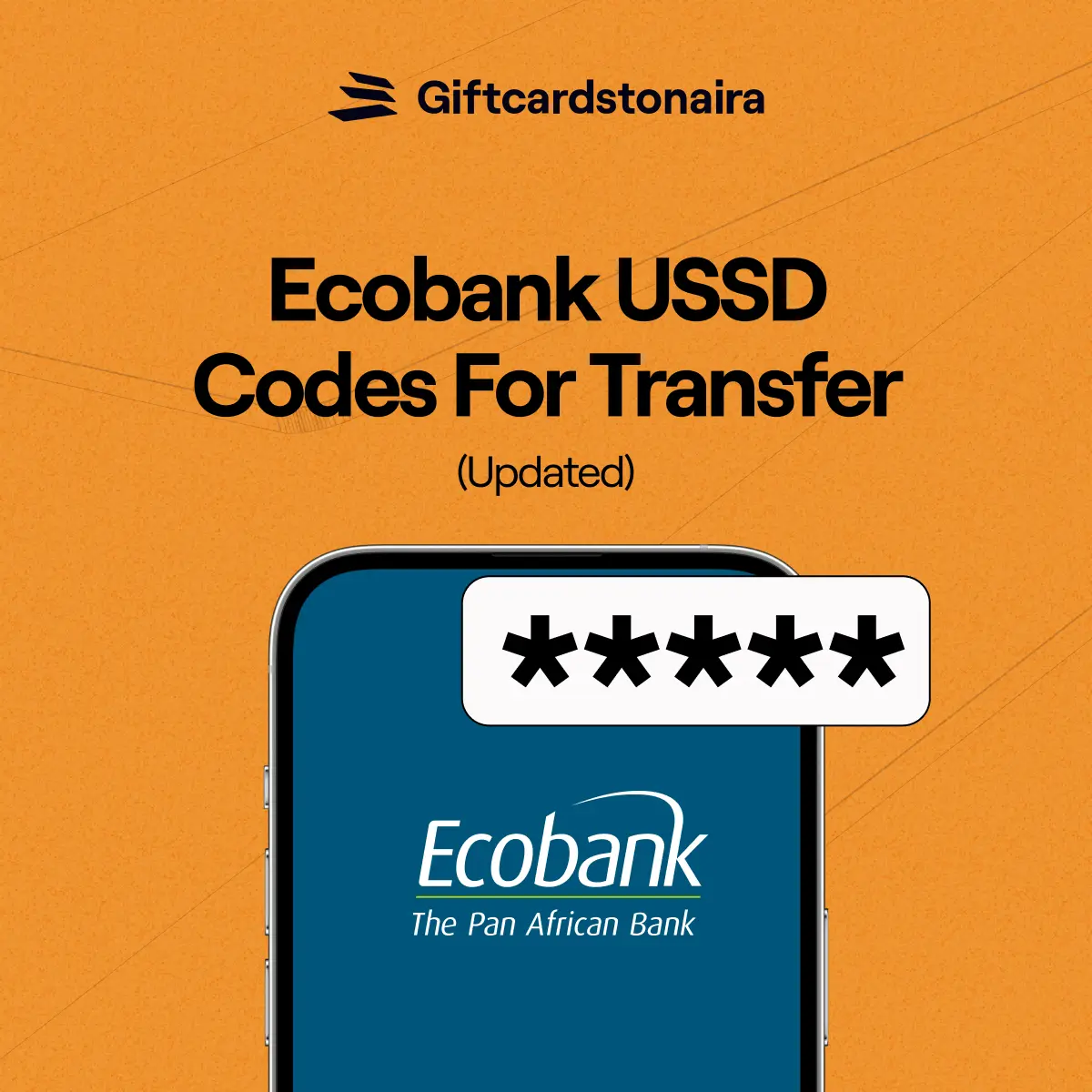 Ecobank USSD Codes For Transfer