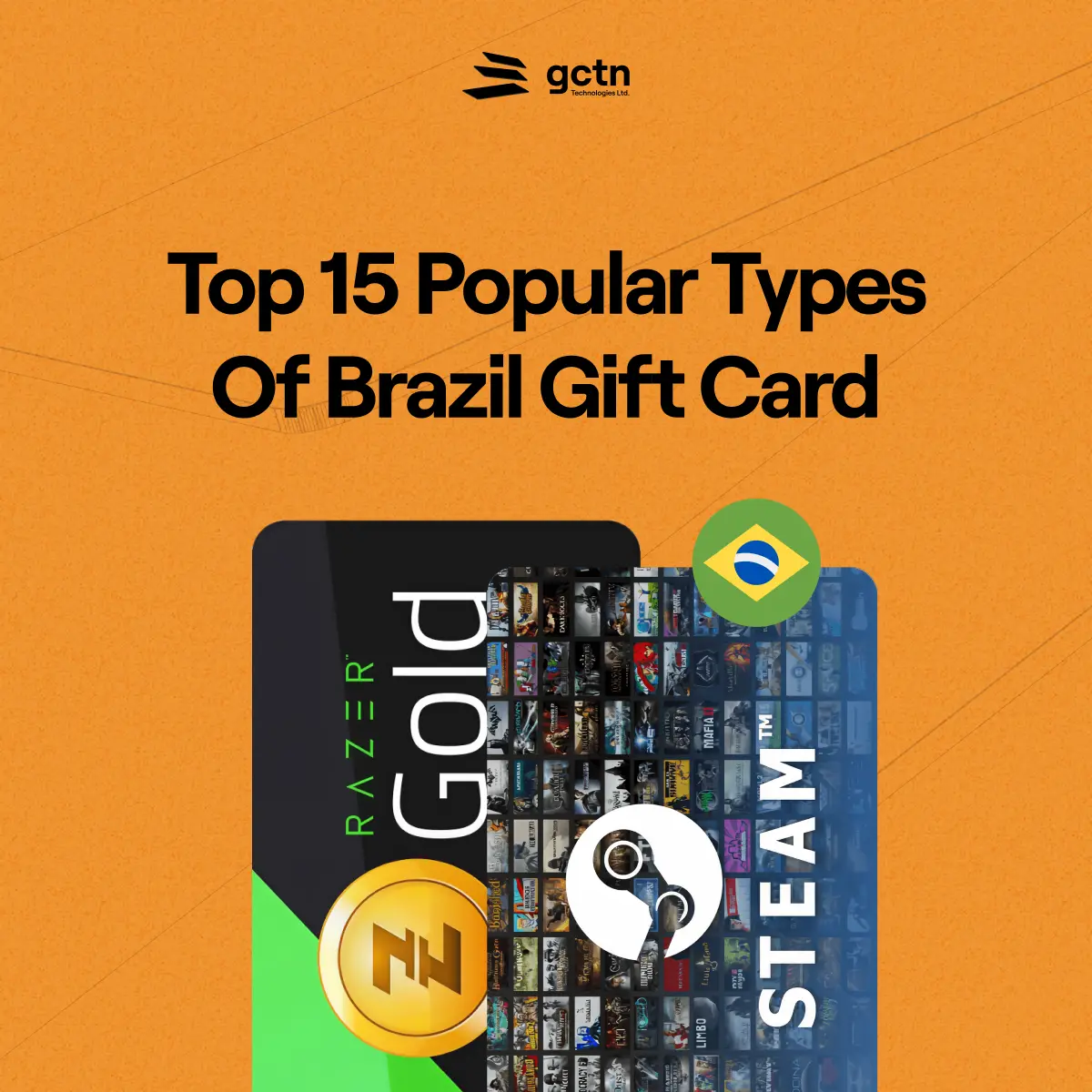 Popular Types of Brazil Gift Card